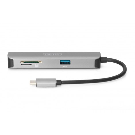 Digitus | USB-C Dock | DA-70891 | Dock | Ethernet LAN (RJ-45) ports | VGA (D-Sub) ports quantity | DisplayPorts quantity | USB 3 - 2